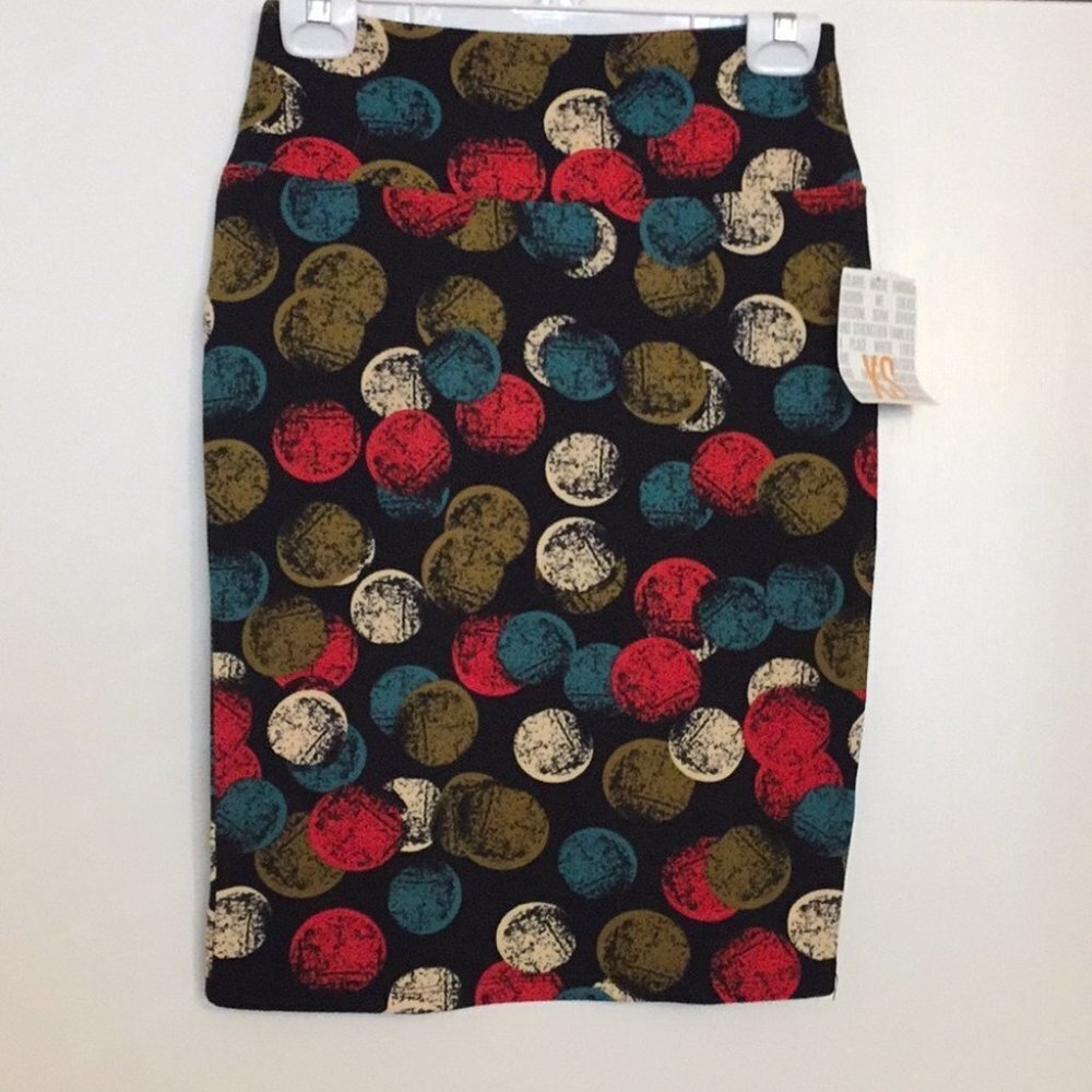 XS LuLaRoe Cassie‎ Skirt F04 06